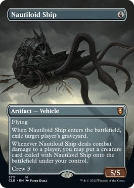 Image for Nautiloid Ship (Borderless) (373) (Commander Legends: Battle for Baldur's Gate) - Magic: The Gathering