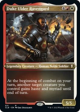 Image for Duke Ulder Ravengard (Foil Etched) (531) (Commander Legends: Battle for Baldur's Gate) - Magic: The Gathering