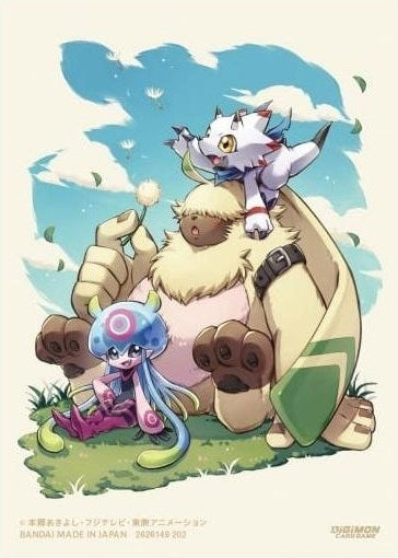 Image for Digimon Card Game Official Sleeves - Digimon Gammamon, Angoramon & Jellymon Card Sleeves 2022 (60-Pack) - Card Sleeves