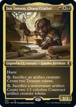 Image for Jan Jansen, Chaos Crafter (Foil Etched) (535) (Commander Legends: Battle for Baldur's Gate) - Magic: The Gathering