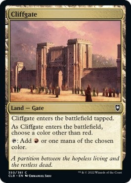 Image for Cliffgate (350) (Commander Legends: Battle for Baldur's Gate) - Magic: The Gathering