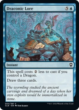 Image for Draconic Lore (64) (Commander Legends: Battle for Baldur's Gate) - Magic: The Gathering