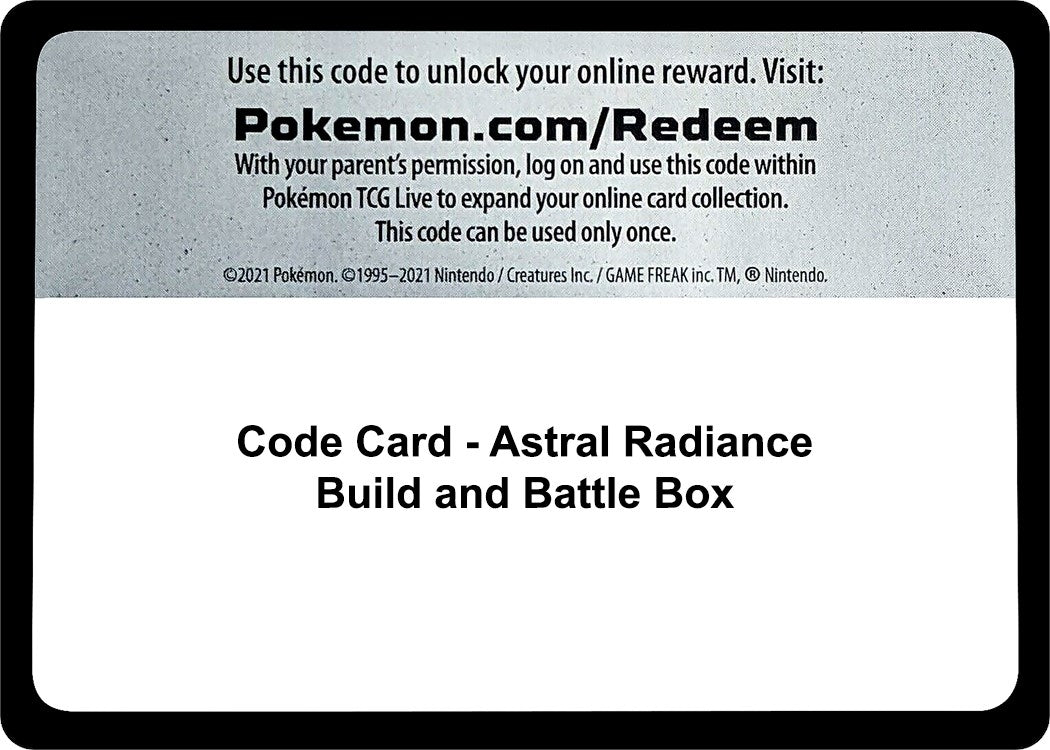 Image for Code Card - Astral Radiance Build and Battle Box (SWSH10) - Pokemon