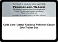 Image for Code Card - Astral Radiance Pokemon Center Elite Trainer Box (SWSH10) - Pokemon