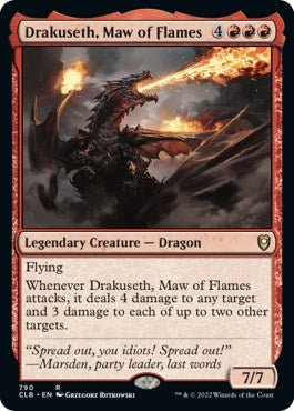 Image for Drakuseth, Maw of Flames (790) (Commander Legends: Battle for Baldur's Gate) - Magic: The Gathering