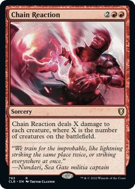 Image for Chain Reaction (783) (Commander Legends: Battle for Baldur's Gate) - Magic: The Gathering