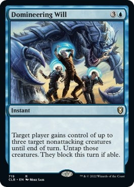 Image for Domineering Will (719) (Commander Legends: Battle for Baldur's Gate) - Magic: The Gathering