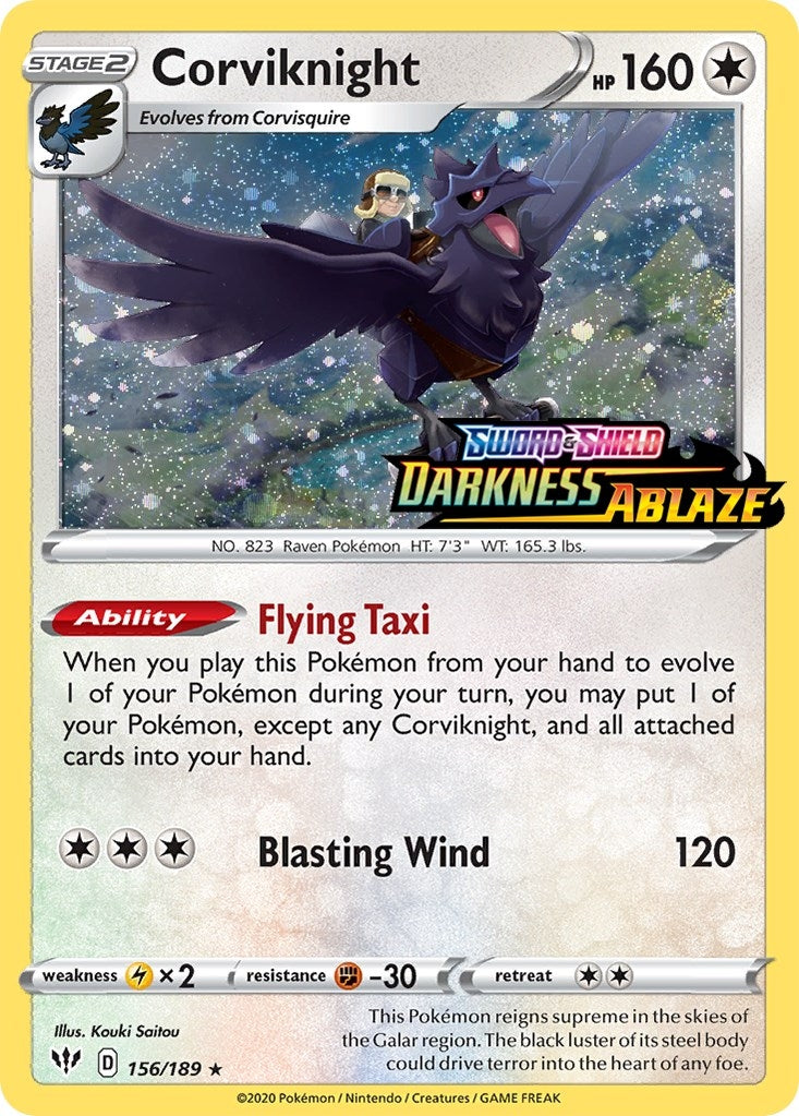 Image for Corviknight - 156/189 (Darkness Ablaze Stamped) (156/189) (MCAP) - Pokemon