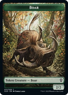Image for Boar // Ogre Double-Sided Token (12 // 36) (Commander Legends: Battle for Baldur's Gate) - Magic: The Gathering
