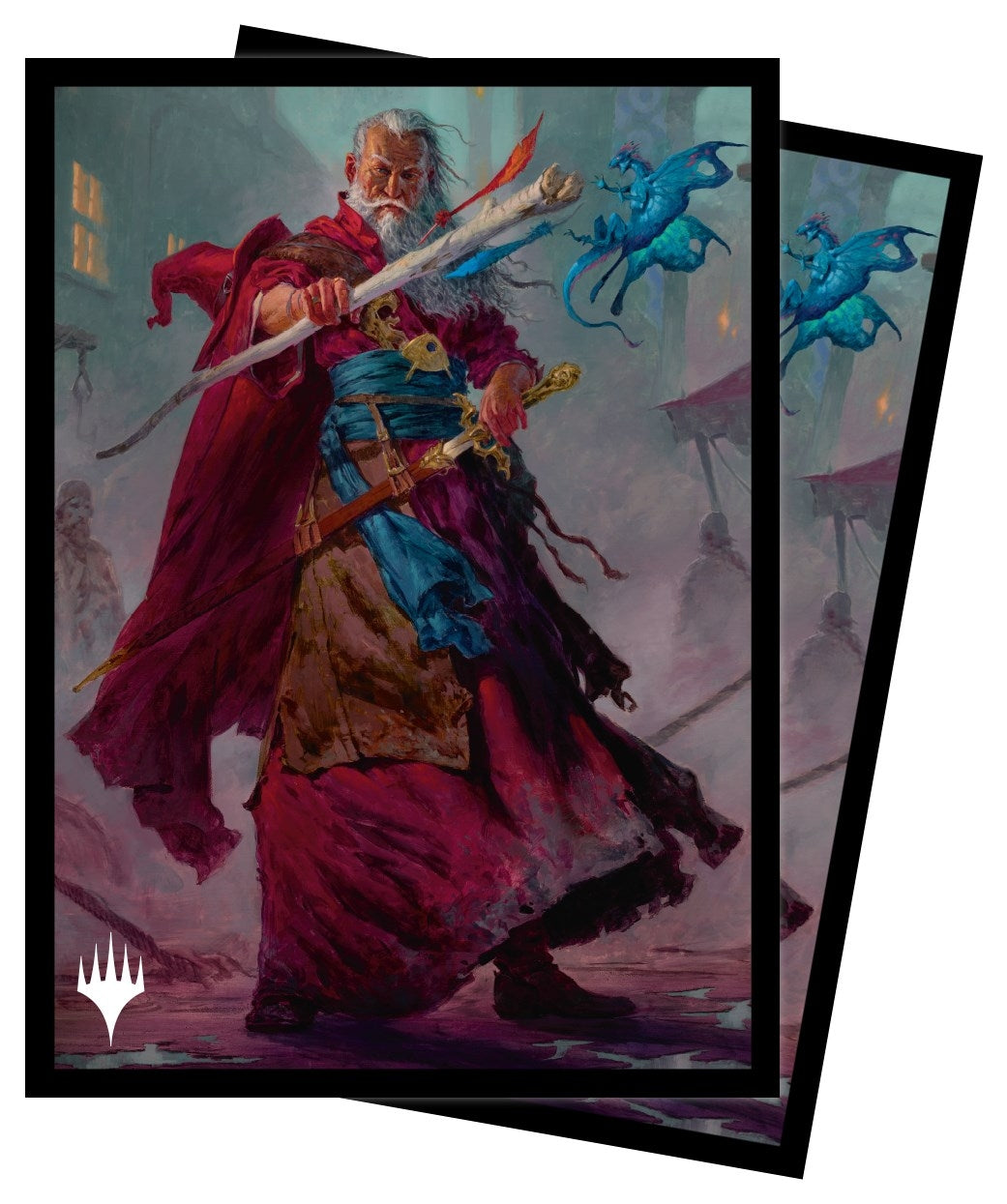 Image for Battle for Baldur's Gate Elminster (V1) Standard Deck Protector sleeves for Magic (100-Pack) - Card Sleeves