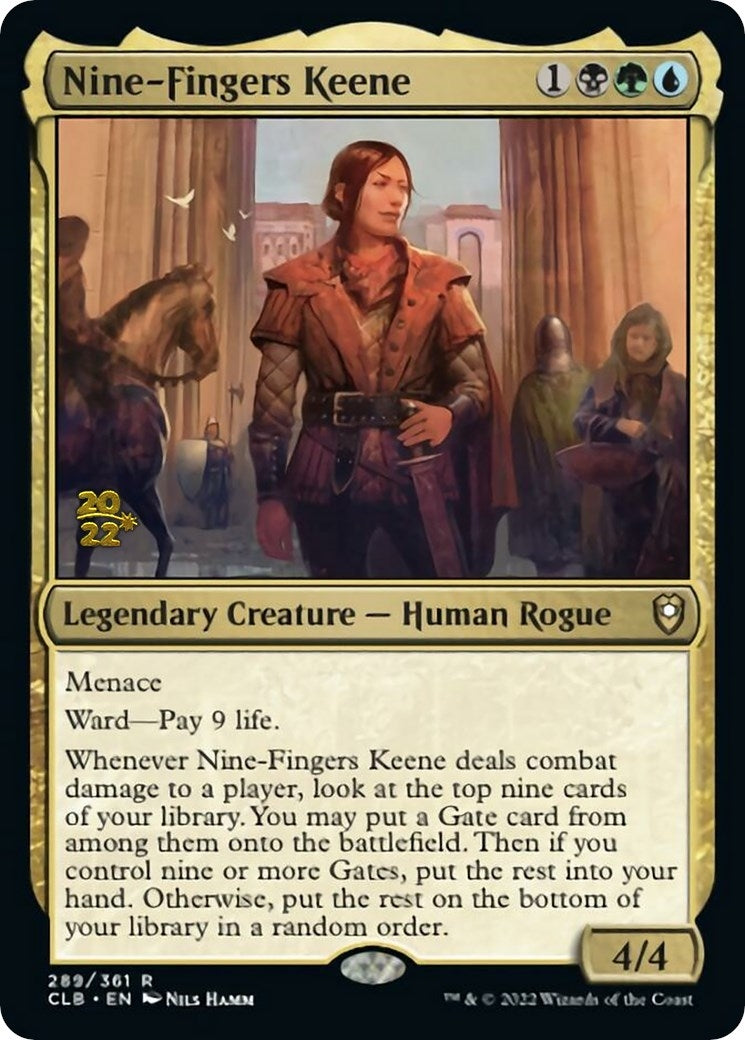 Image for Nine-Fingers Keene (289) (Prerelease Cards) - Magic: The Gathering