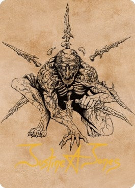 Image for Bhaal, Lord of Murder Art Card (Gold-Stamped Signature) (63) (Commander Legends: Battle for Baldur's Gate) - Magic: The Gathering