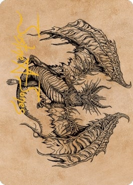 Image for Ganax, Astral Hunter Art Card (Gold-Stamped Signature) (53) (Commander Legends: Battle for Baldur's Gate) - Magic: The Gathering