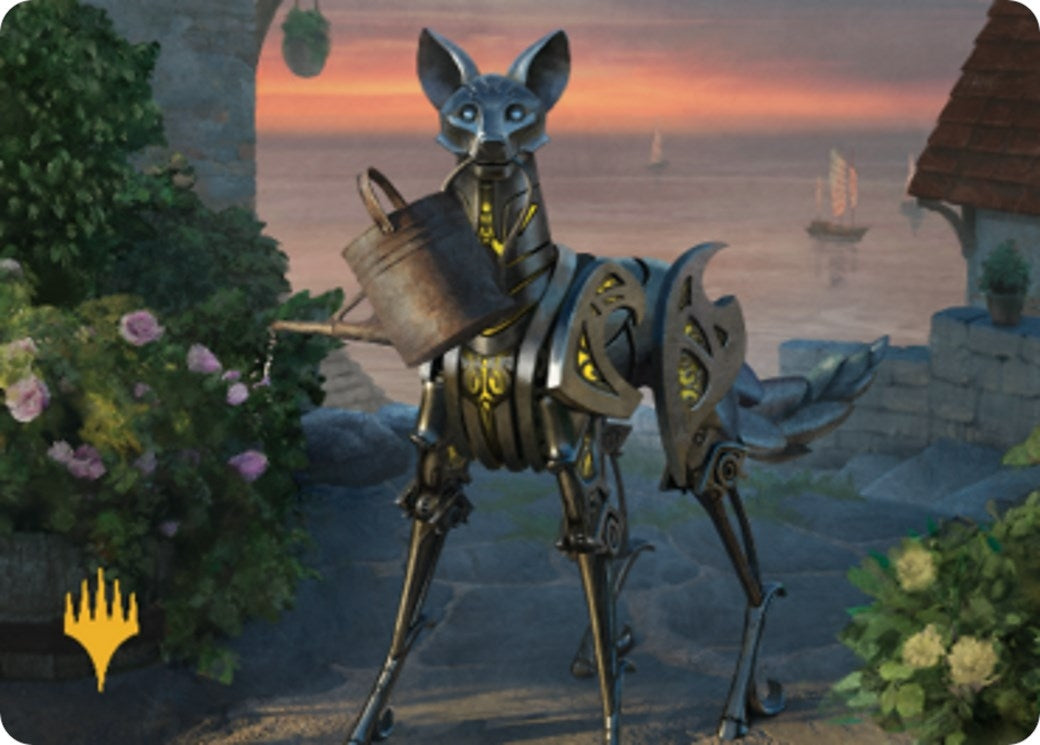 Image for Clockwork Fox Art Card (Gold-Stamped) (43) (Commander Legends: Battle for Baldur's Gate) - Magic: The Gathering