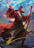 Image for Elminster Art Card (36/81) (Gold-Stamped Signature) (36) (Commander Legends: Battle for Baldur's Gate) - Magic: The Gathering