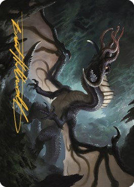 Image for Brainstealer Dragon Art Card (Gold-Stamped Signature) (31) (Commander Legends: Battle for Baldur's Gate) - Magic: The Gathering