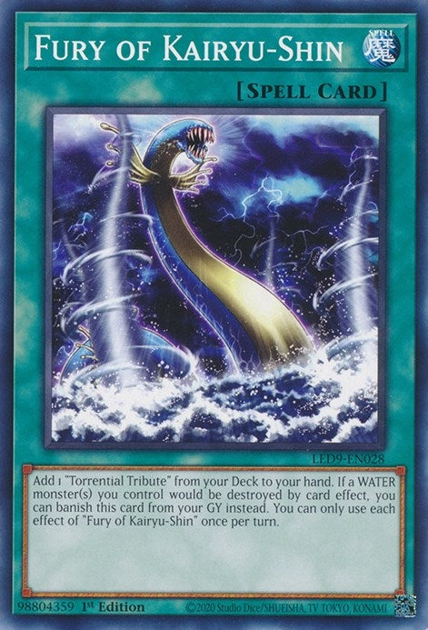 Image for Fury of Kairyu-Shin (LED9-EN028) (LED9) - YuGiOh