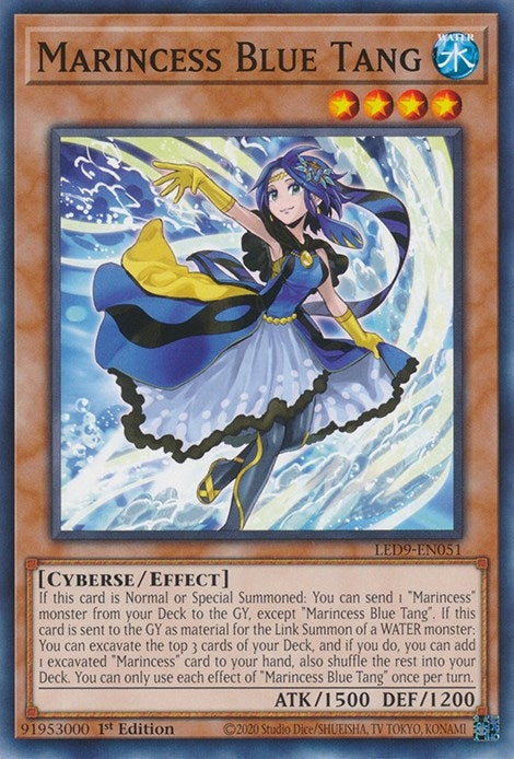 Image for Marincess Blue Tang (LED9-EN051) (LED9) - YuGiOh