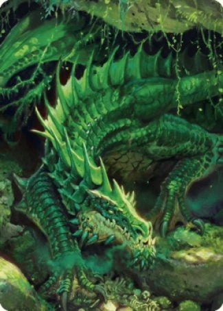 Image for Adult Green Dragon Art Card (1) (Commander Legends: Battle for Baldur's Gate) - Magic: The Gathering