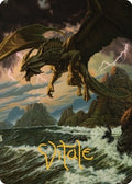 Image for Ancient Bronze Dragon Art Card (3/81) (Gold-Stamped Signature) (3) (Commander Legends: Battle for Baldur's Gate) - Magic: The Gathering