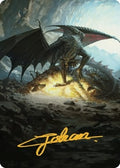 Image for Ancient Copper Dragon Art Card (4/81) (Gold-Stamped Signature) (4) (Commander Legends: Battle for Baldur's Gate) - Magic: The Gathering
