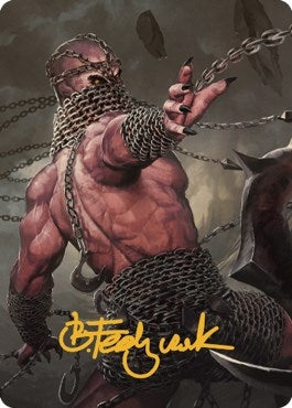 Image for Chain Devil Art Card (Gold-Stamped Signature) (8) (Commander Legends: Battle for Baldur's Gate) - Magic: The Gathering