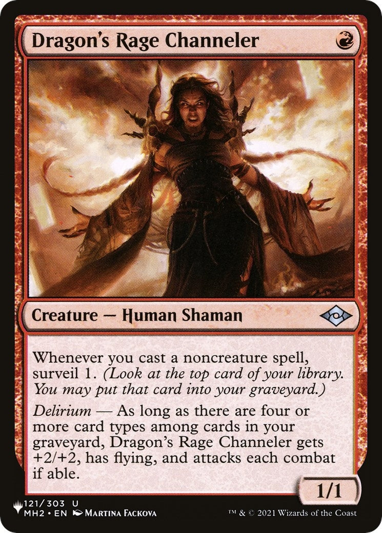 Image for Dragon's Rage Channeler (121/303) (The List Reprints) - Magic: The Gathering