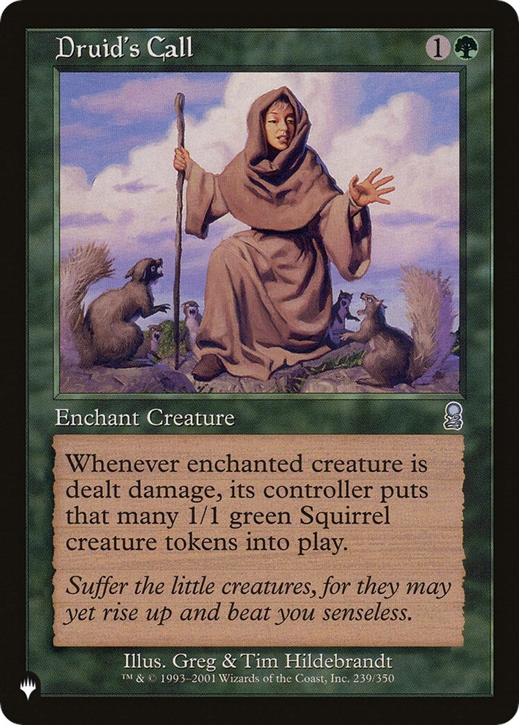 Image for Druid's Call (239/350) (The List Reprints) - Magic: The Gathering