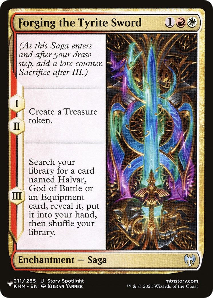 Image for Forging the Tyrite Sword (211/285) (The List Reprints) - Magic: The Gathering
