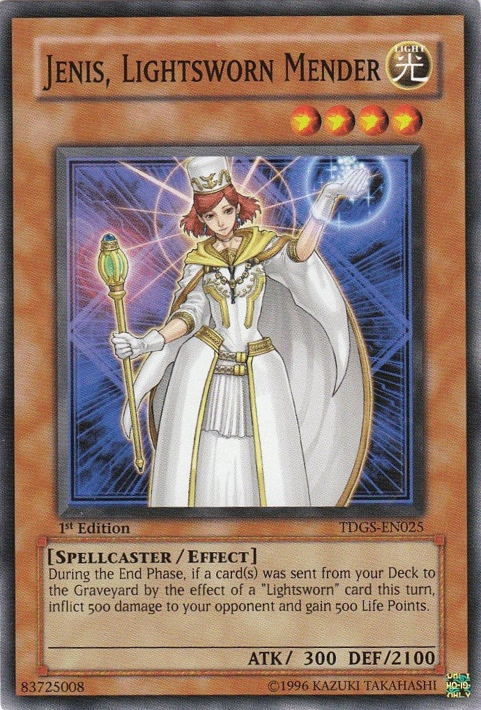 Image for Jenis, Lightsworn Mender (TDGS-EN025) (TDGS) - YuGiOh