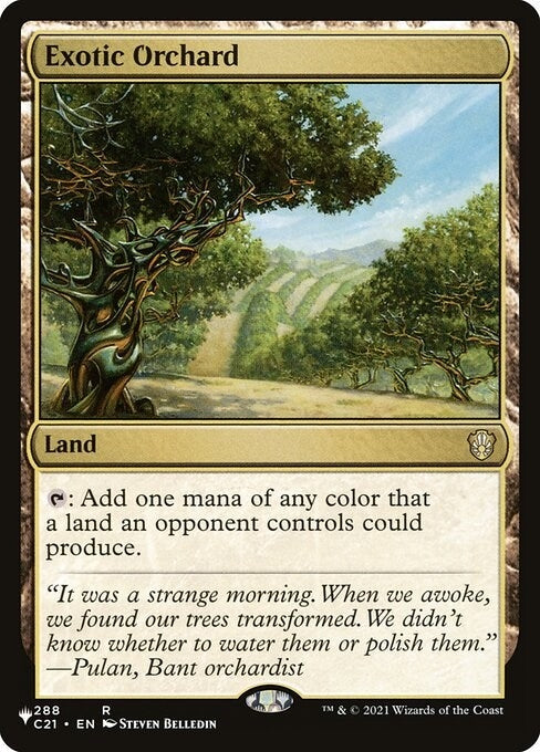 Image for Exotic Orchard (C21) (288) (The List Reprints) - Magic: The Gathering