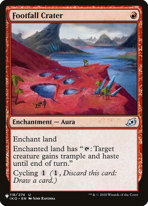 Image for Footfall Crater (118) (The List Reprints) - Magic: The Gathering