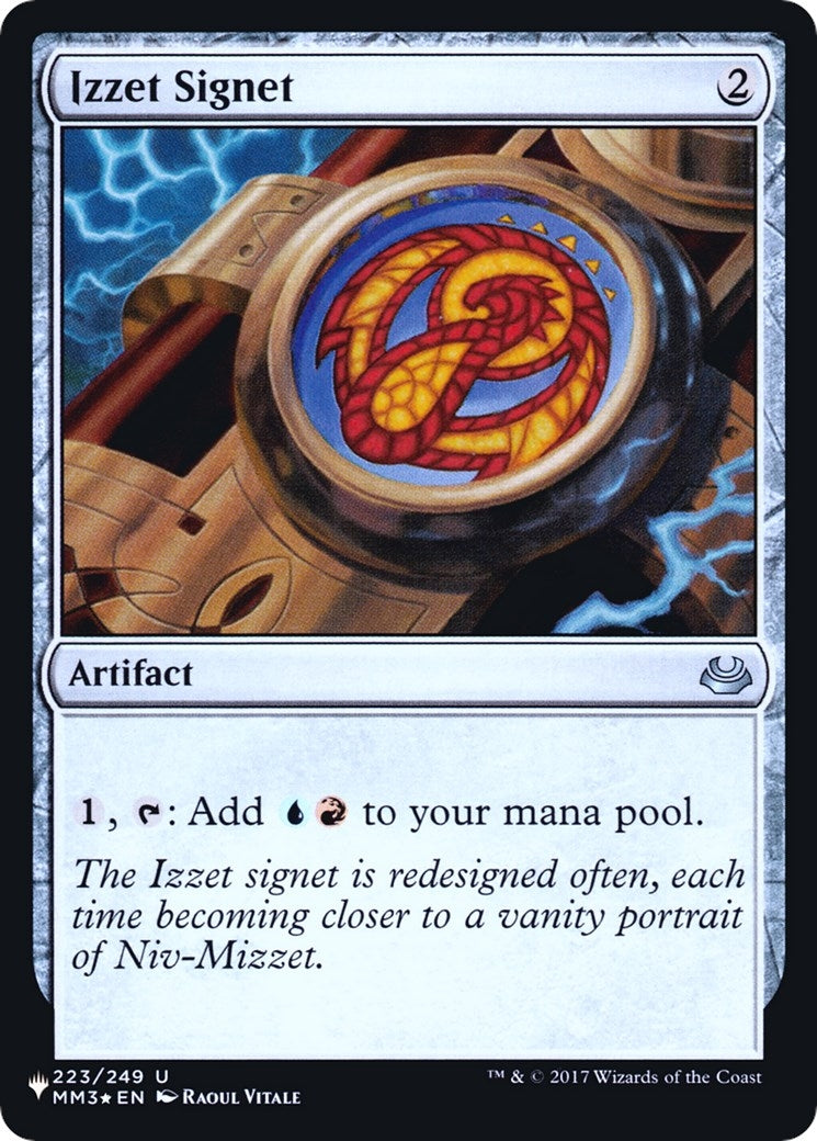 Image for Izzet Signet (223) (The List Reprints) - Magic: The Gathering