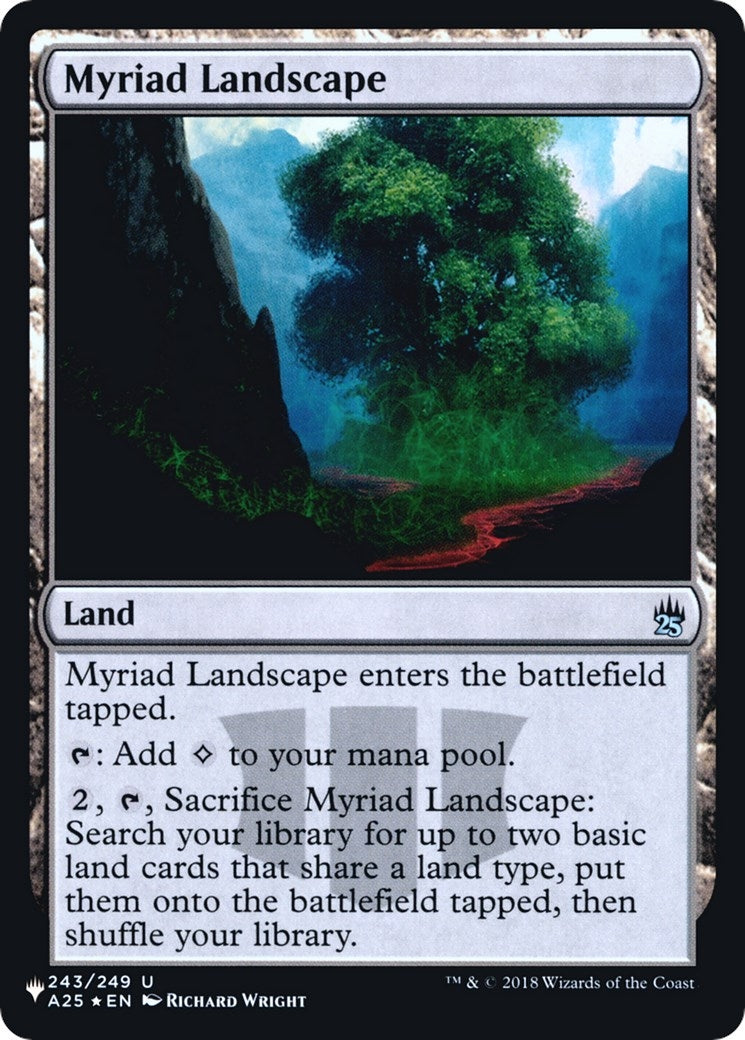 Image for Myriad Landscape (A25) (243) (The List Reprints) - Magic: The Gathering