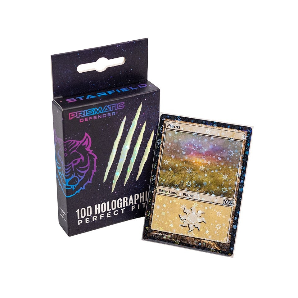 Image for Holographic Perfect Fits - Starfield (100-Pack) - Card Sleeves