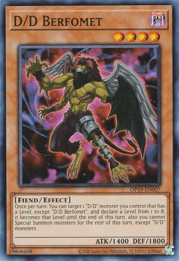 Image for D/D Berfomet (OP19-EN007) (OP19) - YuGiOh