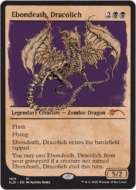 Image for Ebondeath, Dracolich (Showcase) (1014) (Secret Lair Drop Series) - Magic: The Gathering