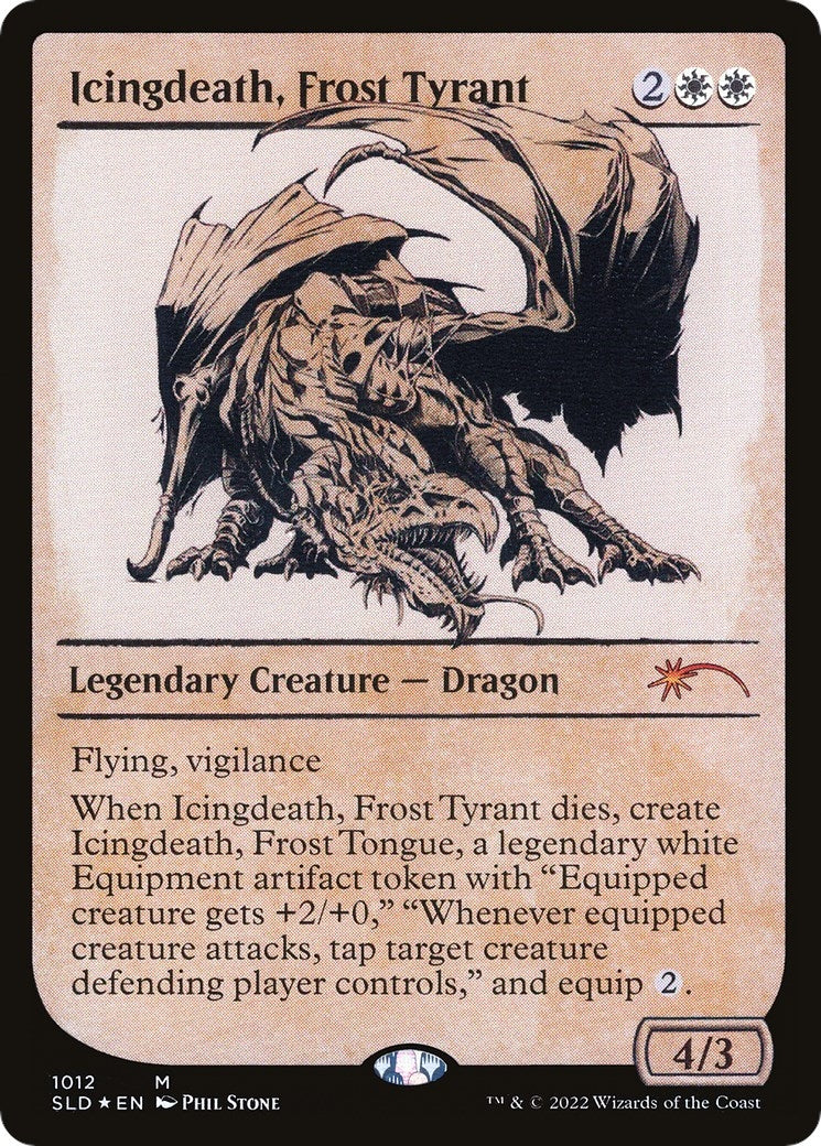 Image for Icingdeath, Frost Tyrant (Showcase) (1012) (Secret Lair Drop Series) - Magic: The Gathering