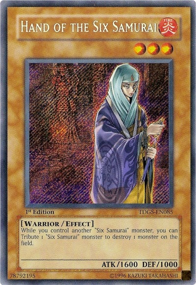 Image for Hand of the Six Samurai (TDGS-EN085) (TDGS) - YuGiOh