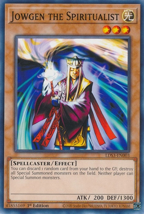 Image for Jowgen the Spiritualist (LDS3-EN003) (LDS3) - YuGiOh