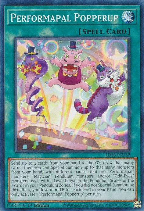 Image for Performapal Popperup (LDS3-EN132) (LDS3) - YuGiOh
