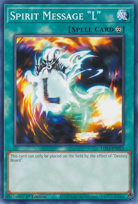 Image for Spirit Message "L" (LDS3-EN015) (LDS3) - YuGiOh