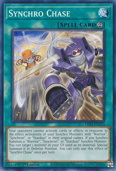 Image for Synchro Chase (LDS3-EN123) (LDS3) - YuGiOh