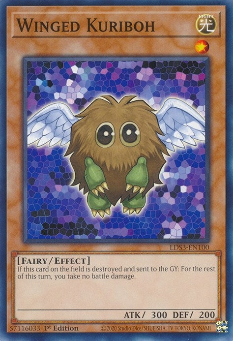 Image for Winged Kuriboh (LDS3-EN100) (LDS3) - YuGiOh
