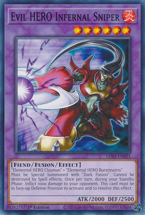Image for Evil HERO Infernal Sniper (LDS3-EN031) (LDS3) - YuGiOh
