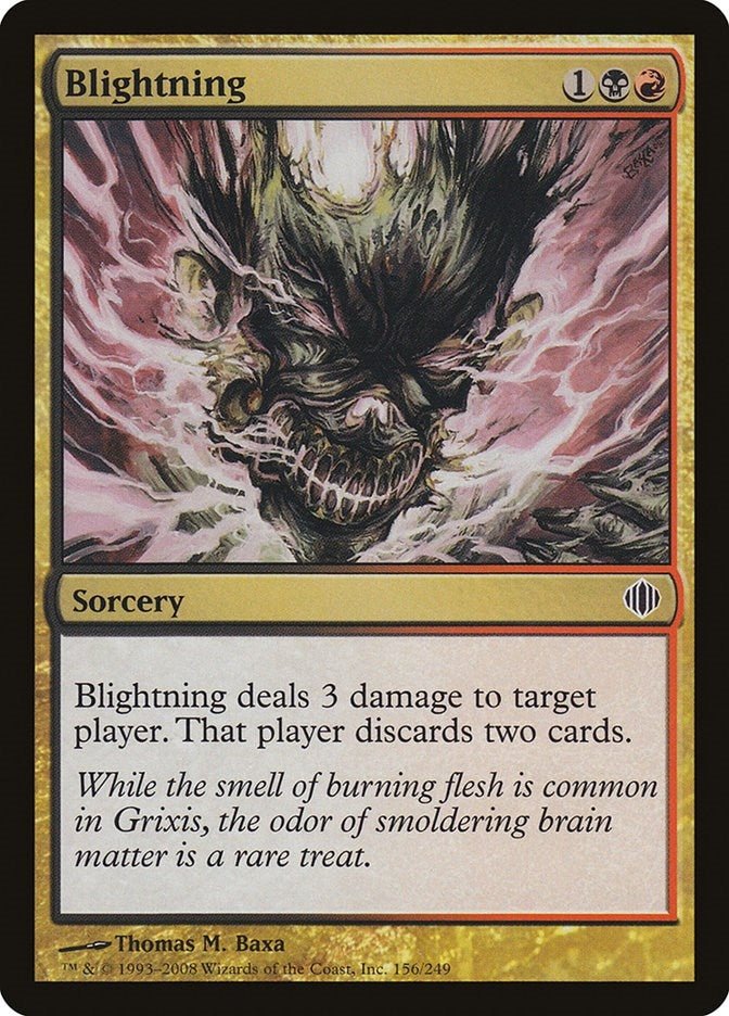 Image for Blightning (156) (Shards of Alara) - Magic: The Gathering