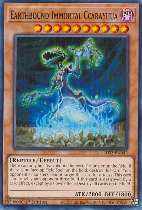Image for Earthbound Immortal Ccarayhua (LDS3-EN042) (LDS3) - YuGiOh