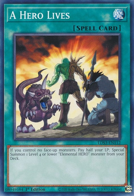 Image for A Hero Lives (LDS3-EN112) (LDS3) - YuGiOh