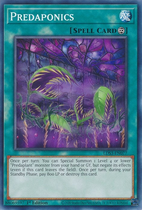 Image for Predaponics (LDS3-EN077) (LDS3) - YuGiOh
