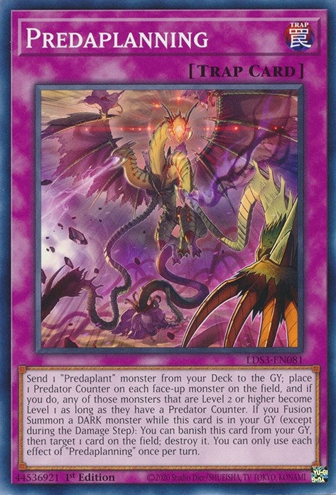 Image for Predaplanning (LDS3-EN081) (LDS3) - YuGiOh